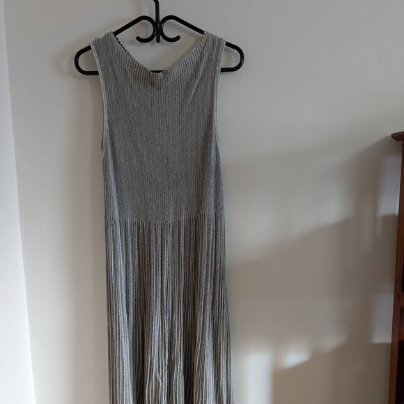 Sarah Pacini Gray Maxi Dress - Picture 3 of 6
